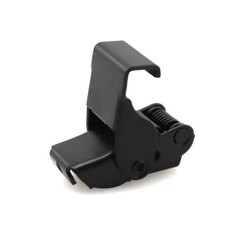 Black Stainless Steel Draw Toggle Buckle 2 Pack 40x16mm Beefy Heavy Duty Spring Loaded Hook Type Box Latch for maintenance