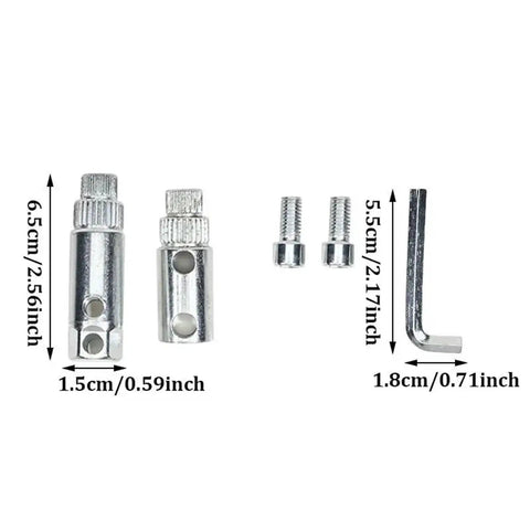 2 Pieces Premium Broken Wire Extractor Tool Kit For Pipe Screw Removal And Water Valve Repair With High Hardness Alloy Steel That Grips Tight And Makes Disassembly Super Easy For Pros, 6.5cm extractor and 5.5cm L key