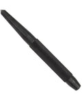 Heavy Duty Center Punch With A Rock Hard Carbide Tip And Sharp Eighty Five Point For Panel Marking And Drill Start Prep Non Slip Knurled Grip Feels Awesome In Hand Built Tough As Nails, showing the tool's knurled grip and pointed tip.