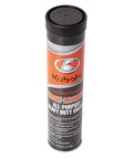 Kubota moly lithium all-purpose heavy-duty grease tube, 14.5 oz, orange label with logo, black cap