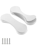 2 Pack Adhesive Cabinet Handles 3 Inch Self Stick Knobs For Cabinets Drawers Closets Wardrobes Sliding Doors And Windows Made From Aluminum Alloy