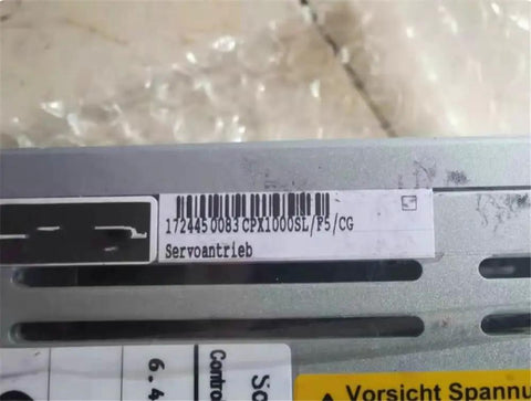 Used CPX1000SL F5 CG Servo Drive 100 Percent Tested Rock Solid Industrial Grade Motion Control Unit Reliable Servo Amplifier For CNC Machines And Automation Ready To Install Replacement Part CPX1000SL F5 CG label view