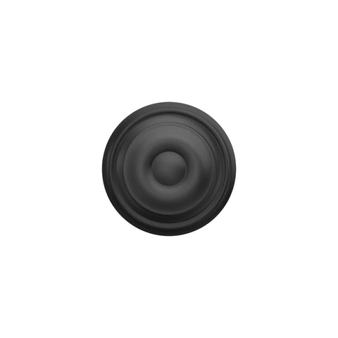 Georgian Style Non Turning Dummy Door Handle One Sided Matte Black Surface Mounted Decorative Pull For Inactive Or Double Doors