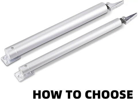 Heavy Duty Automatic Door Closer With Aluminum Alloy Body, Smooth Soft Close, Adjustable Closing Speed, 90 Degree Stop