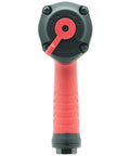 Back view of 3/8-Inch Stubby Air Impact Wrench, Compact Pneumatic Tool With 600 Ft-Lbs Max Torque, Twin-Hammer Mechanism