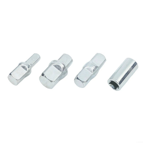 Heavy Duty Chrome Vanadium Ratchet Drive Converter Socket Adapter Kit For Car And Appliance Repair Fits 1/4 To 3/8 And 1/2 Inch Drives With Four Piece Set That Is Absolute Slang Perfect For Any Gnarly DIY Fix It Yourself Project, four chrome vanadium socket adapters