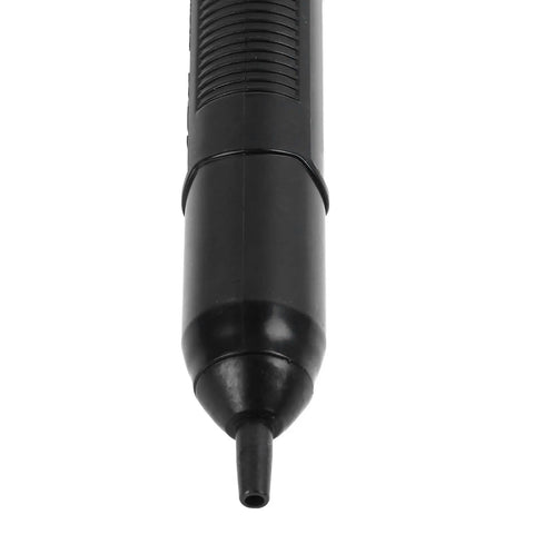 Close-up of the nozzle and tip of Pro Grade Manual Desoldering Tool With 21cm Hg Suction Power For Electronics Repair And PCB Maintenance