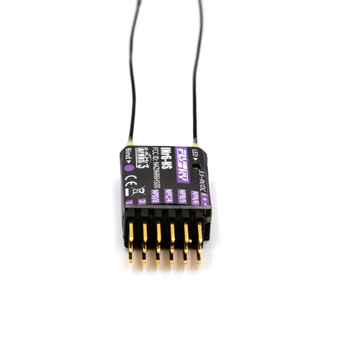Six Channel AFHDS 3 RC Receiver With Dual Antenna For RC Cars Drones And Boats INr6 HS PWM PPM IBUS SBUS Output Compatible