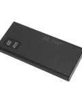 Compact Mini UPS Battery Backup Featuring 4050 mAh Capacity To Handle Daily Power Outages Smoothly in a sleek black design.