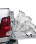 Heavy Duty Tailgate Assist Fits 2015 To Current Ford F150 showing hydraulic cushioning and tailgate movement.