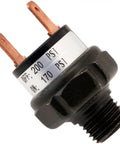 Air Pressure Switch Tank Mount One Quarter Inch NPT 12V And 24V For Train And Air Horn VXA7200 170 PSI On And 200 PSI Off