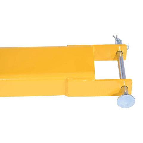 Heavy Hitter Forklift Extensions Featuring A Simple Pin Lock Design And 4000 Lb Capacity forged steel components with durable finish.