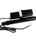 Heavy Duty Electric Linear Actuator With 12V DC Hydraulic Motor Delivering 2300 Lbs Push Power For Beefy Lift Tables, black design.