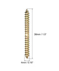 38mm double ended threaded dowel from 50 Pack Double Ended Threaded Dowels For Wood Joining 25 To 47 Millimeter Hanger Bolts Set