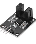 Infrared Photoelectric Sensor Module 10 Pack 5V DC For LM393 Compatible DIY Kit, close-up view showing circuit board details.