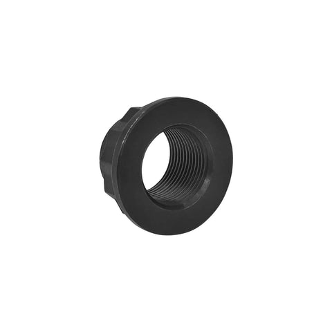 Close-up of 2 Pack Front Wheel Axle Nut Driveshaft Spindle Nuts For Toyota Camry Corolla Prius RAV4 Sienna Yaris Lexus ES350 IS250 IS350 NX300 RX350 Scion Replacement Hardware Built Tough For Everyday Street Use, showing black steel threading