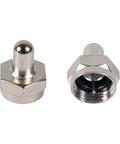Five Pack Coax Terminator Caps 75 Ohm Coax Cable Cap Covers for splitters, TV antennas, wall plates, zinc material
