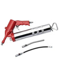 Beefy 400cc Pneumatic Grease Gun With Stainless Steel Spring, Portable Manual Oil Gun, Flexible Hose Kit, Leak-Free Pump