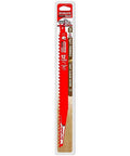 Demo Demon Carbide Teeth Reciprocating Saw Blades For Pruning And Clean Wood 12 Inch Length 3 TPI 3 Pack in packaging