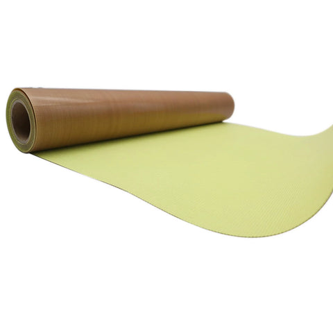 36 Inch By 15 Foot PTFE Coated Heat Press Cover Sheet Self Adhesive Fiberglass Fabric 5 Mil Thick Pro Grade Heat Resistant Craft Mat