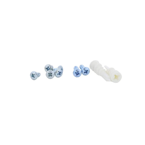 Assorted screws and anchors for industrial installations, suitable for Helios 11 Four-Light HID Controller With Trigger Cord For 240V Systems