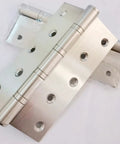 Heavy Duty 6 Inch Ball Bearing Door Hinges For Wood Doors With Mounting Hardware, 6 X 4 Inch, Stainless Steel 304, Square Corner