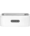 Hualuck ultrasonic cleaner with control buttons, compact design for jewelry and glasses cleaning, four speed settings.