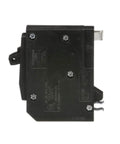 Side view of Tandem Mini Circuit Breaker For QO Panels Two In One 2 Poles 20 Amp 120 240V Plug In Mount Dual Breaker With Thermal Magnetic Trip 10kA Interrupt Rating Space Saving Design Clam Pack QO2020C, showcasing the compact design.