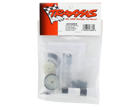 Complete Planetary Gear Differential With Steel Ring Gear For Bandit Stampede Rustler RC Cars Replacement Parts Upgrade Durable Heavy Duty Differential Assembly in packaging.