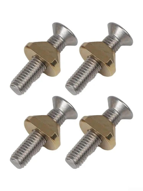 Heavy Duty Hydrofoil Wing Screw Kit And Foil Board Fixings For Surfing, metal mounting hardware shown in M8 size