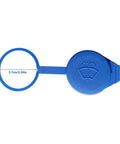 Windshield Washer Fluid Cap Replacement For Ford Focus 2012 2013 2014 2015 2016 2017 2018 Direct Fit Plug And Play OEM Style Reservoir Tank Cap Blue With Easy Installation CP9Z-17A605-A 1 Pack