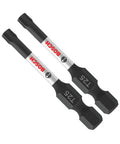 Ten Pack 2 Inch Torx T25 Impact Screwdriver Bits With Xtended Torsion Zone for High Torque, heat-treated, visible laser markings.