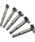 Boss Level High Carbon Steel Forstner Drill Bit Set 5 Piece 15Mm 20Mm 25Mm 30Mm 35Mm showing precision woodworking cutters.