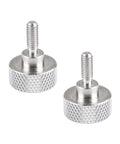 Standard M4 Button Head Cap Screw In Brass Nickel Plated Finish Thumb Screw Style With 9mm Thread Length Durable Hardware For Camera Rigs
