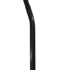 Rock Solid BMX Bike Seat Post 25.4mm By 345mm Black Aluminum Alloy For Heavy Duty Support And Smooth Ride, angled view