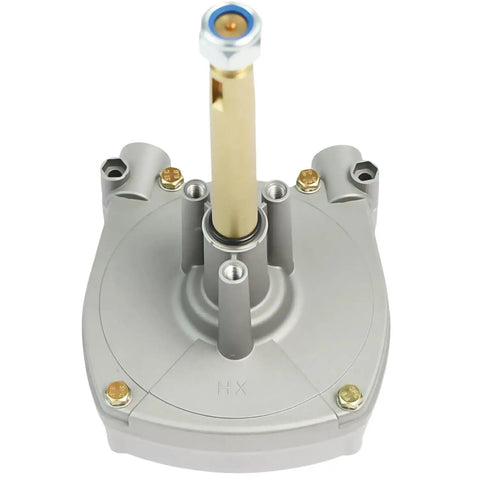Top view of Beefed Up Marine External Rotary Steering Kit With Planetary Three Gear Drive 16 Feet Cable, featuring sturdy cast steel.