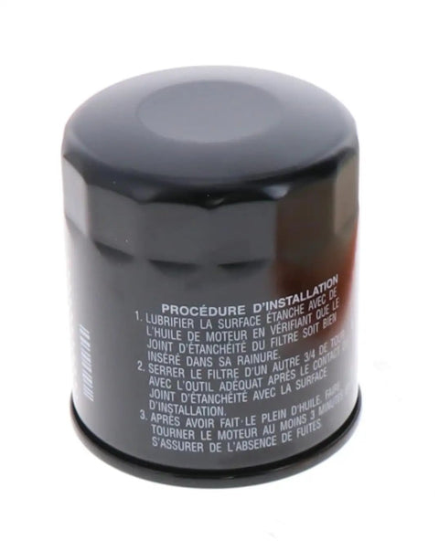 Toyota Oil Filter Direct Fit OEM Replacement for Toyota Engines with multi-color housing and installation instructions visible