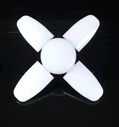 Four Pack LED Garage Lights Deformable Trilights Ceiling Fixture 60W Equivalent Four LED Bulbs Deliver 6000LM 6000K Daylight