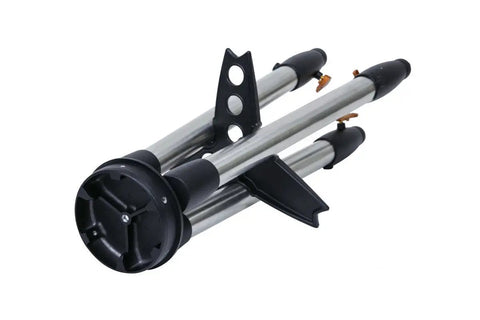 EdgeHD 11 Inch Schmidt Cassegrain Telescope With CGX Equatorial Mount And Tripod For Ultra Sharp Flat Field Astrophotography Easy Star Tracking High Precision Optics And Superior Stability showing folded 2-inch steel tripod