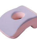 Violet Office Nap Pillow With Memory Foam Neck Support Headrest, Removable Pillowcase, Lightweight Cushion for Travel and Desk
