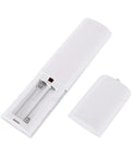Hilitand E27 Ceiling Fan Light 4 in 1 Stepless Dimming LED Fan (Negative) remote control with battery compartment