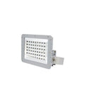 Heavy Duty Led Floodlight Boasting Top Tier Brightness And Sick Job Site Performance With 263 Watt Yoke Mount Housing 26240 Lumens And Crisp White Glow Featuring Instant Restrike And A Beefy 100k Hour Lifespan For Endless Uptime, yoke mount design with silver housing.