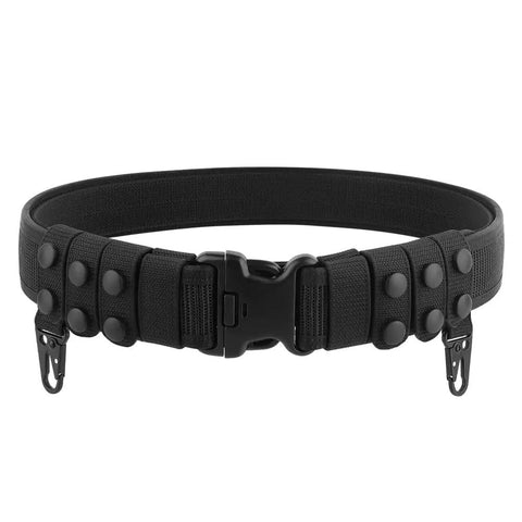 Heavy Duty 2 Inch Duty Belt For Law Enforcement With Outer And Inner Belt System Belt Keepers Ready To Roll Police Belt Setup