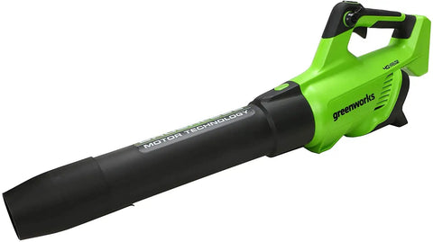 Side view of 40V Cordless Brushless Axial Leaf Blower Beasts Debris With 130 MPH Airspeed And 550 CFM Quiet Torque Boost Tool Only