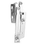 80 Degree Foldable Spring Hinge Built Tough With Strong Steel Construction For Wardrobe And Cabinet Doors, chrome finish