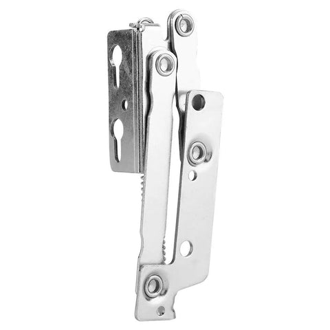 2 Pack Under Cabinet Lift Up Spring Hinges Heavy Duty Steel 80 Degree Angle Easy Install For Cabinet Doors Cupboard Closet Wardrobe