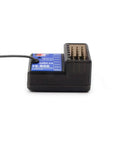 Flysky 6 Channel 2 4Ghz RC Receiver AFHDS2A With Built In Gyro For FS GT5 Transmitter, side view showing ports and cable