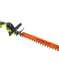 Top Shelf 18V Brushless Hedge Trimmer 22 Inch with dual action blades and ergonomic handle for effortless yard cleanup.