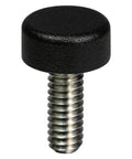 Textured black Antenna Delete Cap For Ford F-150, SVT Raptor, And F-150 Lightning EV with rubber seal and durable finish.