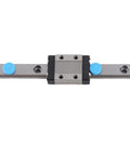 Miniature Linear Guide Rail 9mm Width With Slide Block For Precise Motion In Small Automation Projects top view